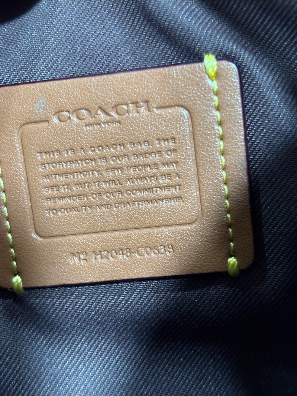 Coach Swinger green - Picture 4 of 5